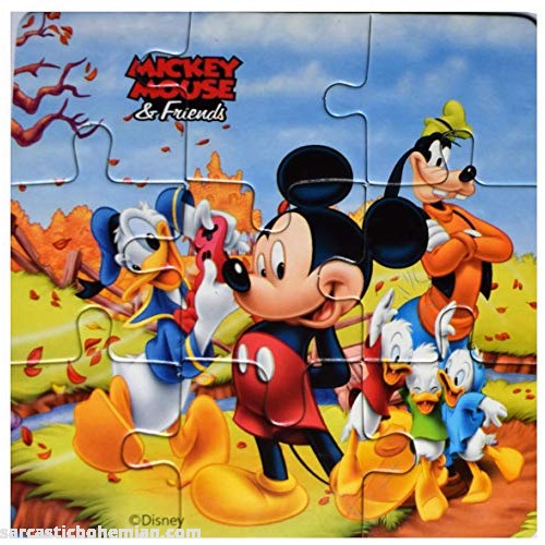 Myesha Toys Mickey Mouse & Friends Zigsaw Puzzle Pack of 5 Total 